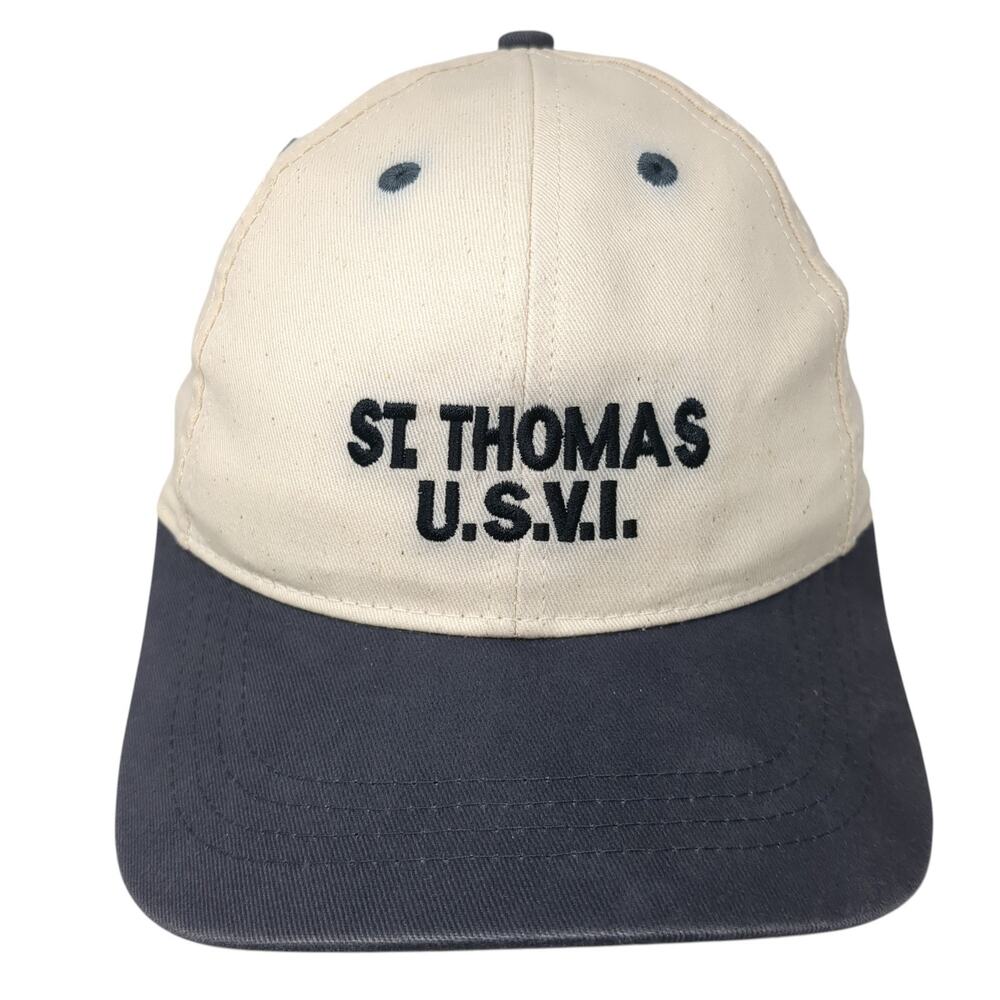 St. Thomas U.S.V.I. Slideback Baseball Cap Multi One Size Adjustable Del Sol